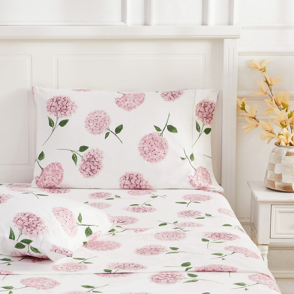 Hydrangea Printed Sheet Set - Quahog Bay Bedding