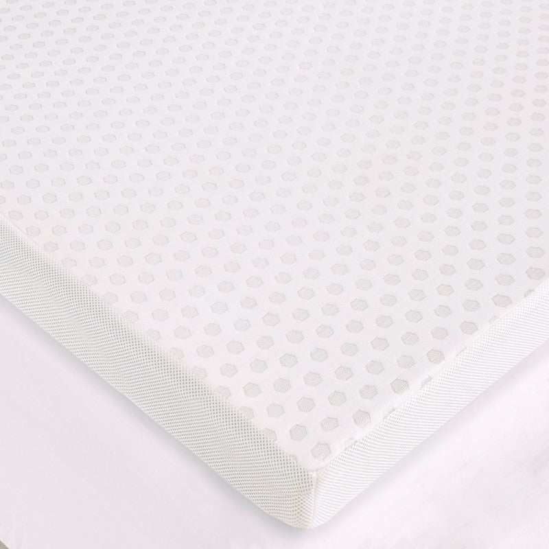 Hypoallergenic 3" Cooling Gel Memory Foam Mattress Topper with Removable Cooling Cover - Quahog Bay Bedding