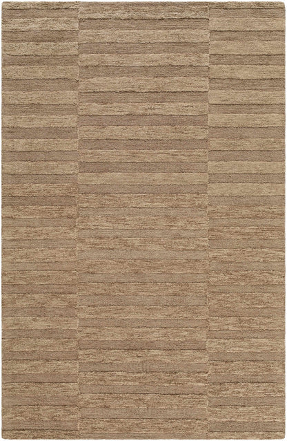 Idaho Broken - Striped Brown Area Rug | Our PNW Home X Livabliss - Quahog Bay Bedding