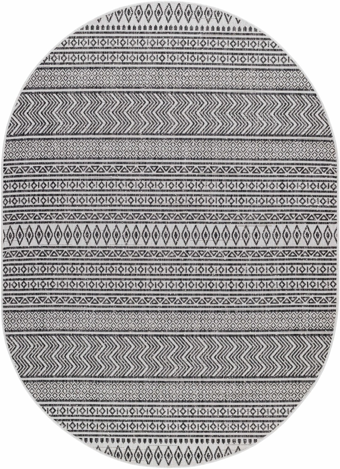 Imboden Black&White Outdoor Rug - Quahog Bay Bedding