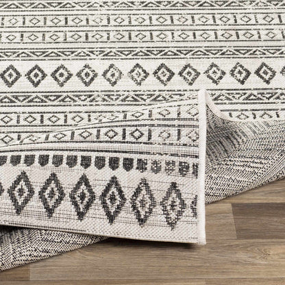 Imboden Black&White Outdoor Rug - Quahog Bay Bedding