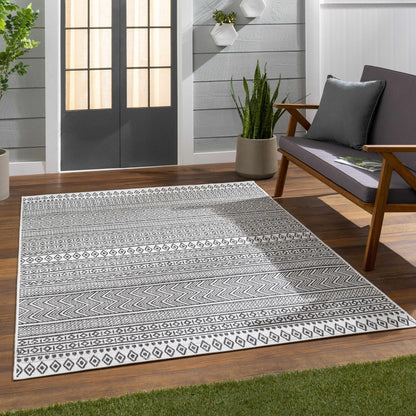 Imboden Black&White Outdoor Rug - Quahog Bay Bedding