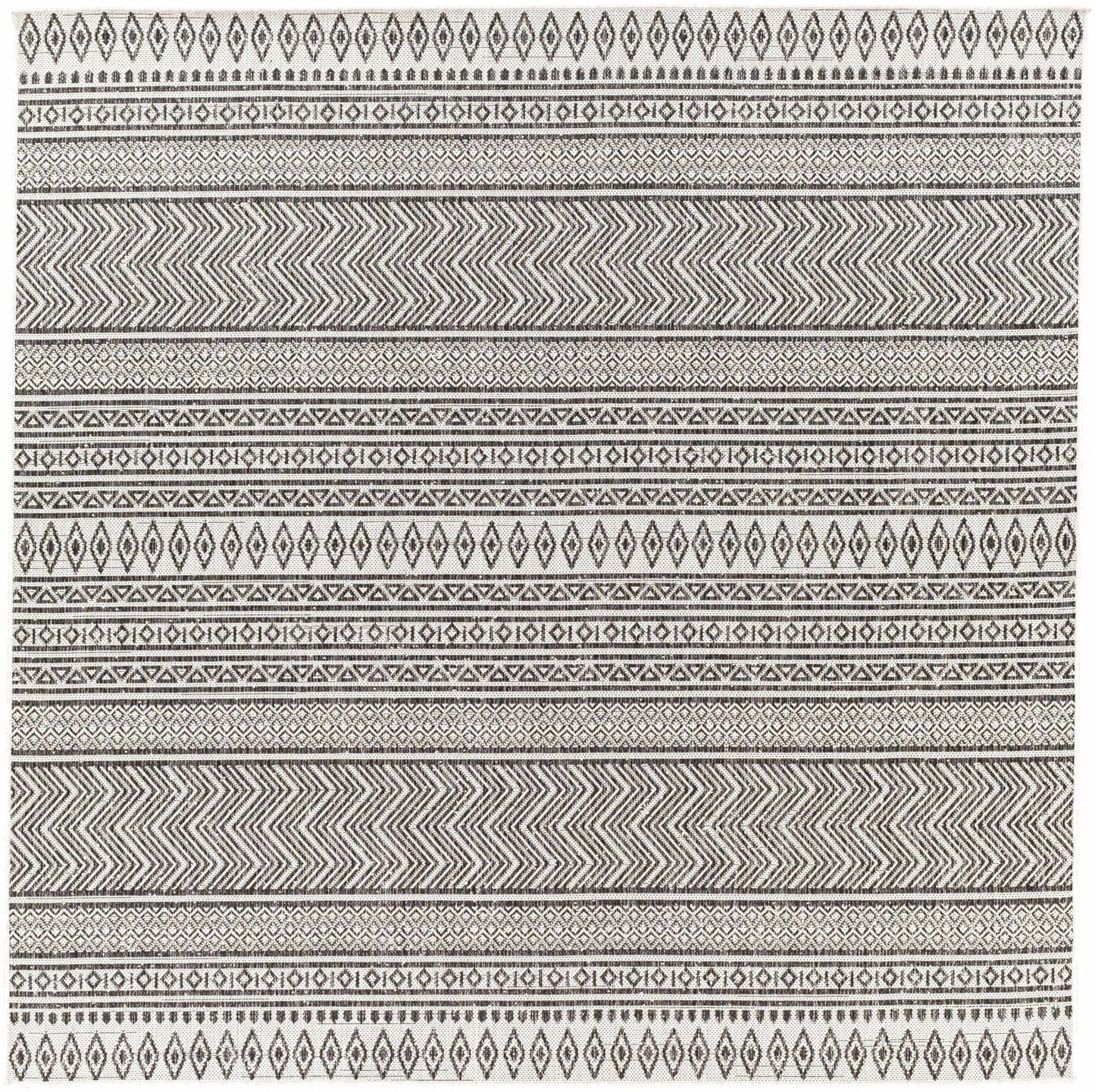 Imboden Black&White Outdoor Rug - Quahog Bay Bedding