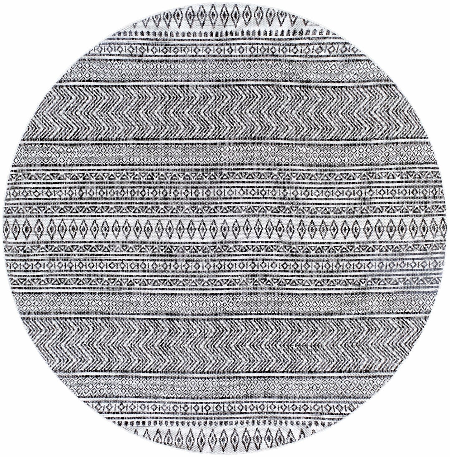 Imboden Black&White Outdoor Rug - Quahog Bay Bedding