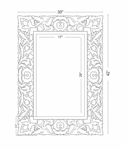 Indiana Wood Mirror - Quahog Bay Bedding