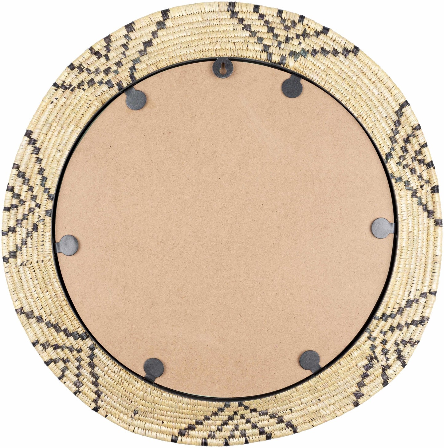 Ipilan Moonj Grass Starburst Round Mirror - Quahog Bay Bedding