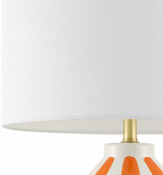 Isbergues Orange Table Lamp - Quahog Bay Bedding