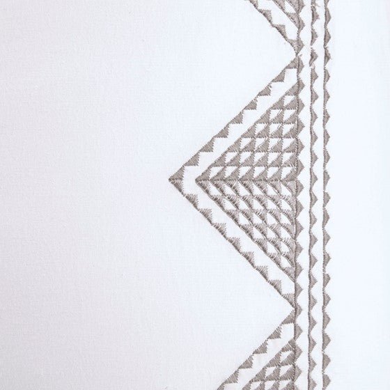 Isla Cotton Embroidered Euro Sham - Quahog Bay Bedding