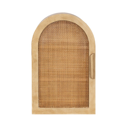 Ori Arched Rattan Wall Cabinet