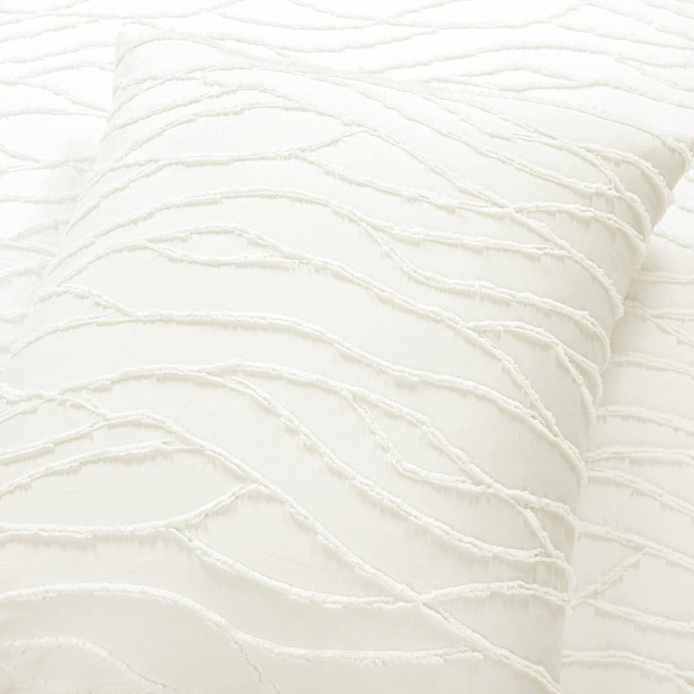 Jacquard Wave Duvet Cover 3 Piece Set - Quahog Bay Bedding