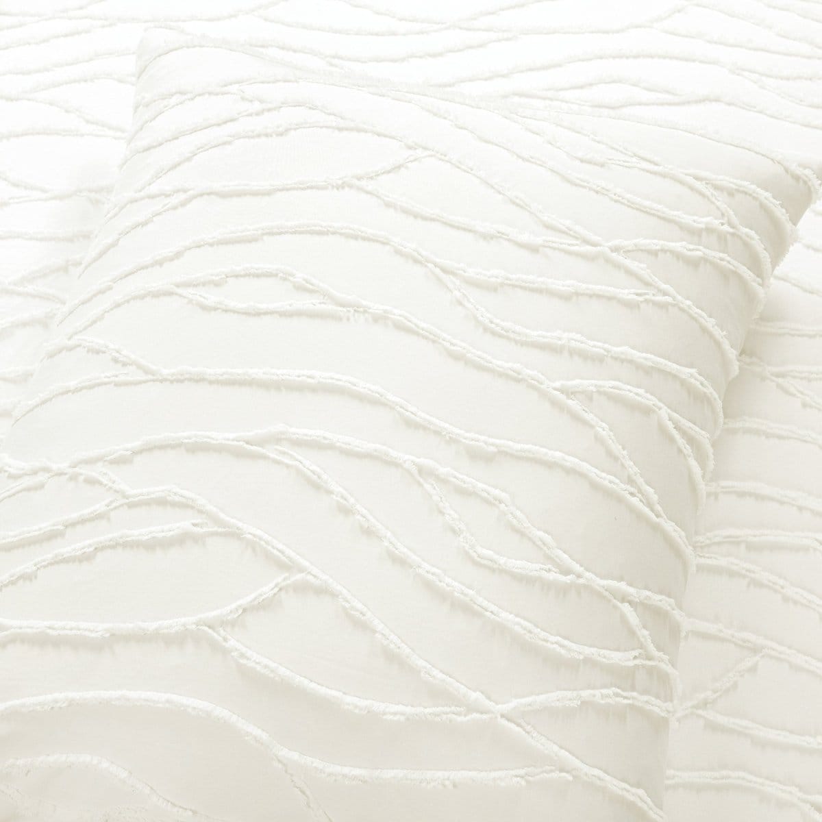 Jacquard Wave Duvet Cover 3 Piece Set - Quahog Bay Bedding