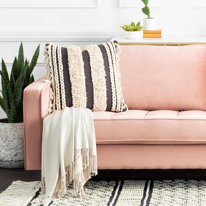 Janamuato White Geometric Cement Planter - Quahog Bay Bedding