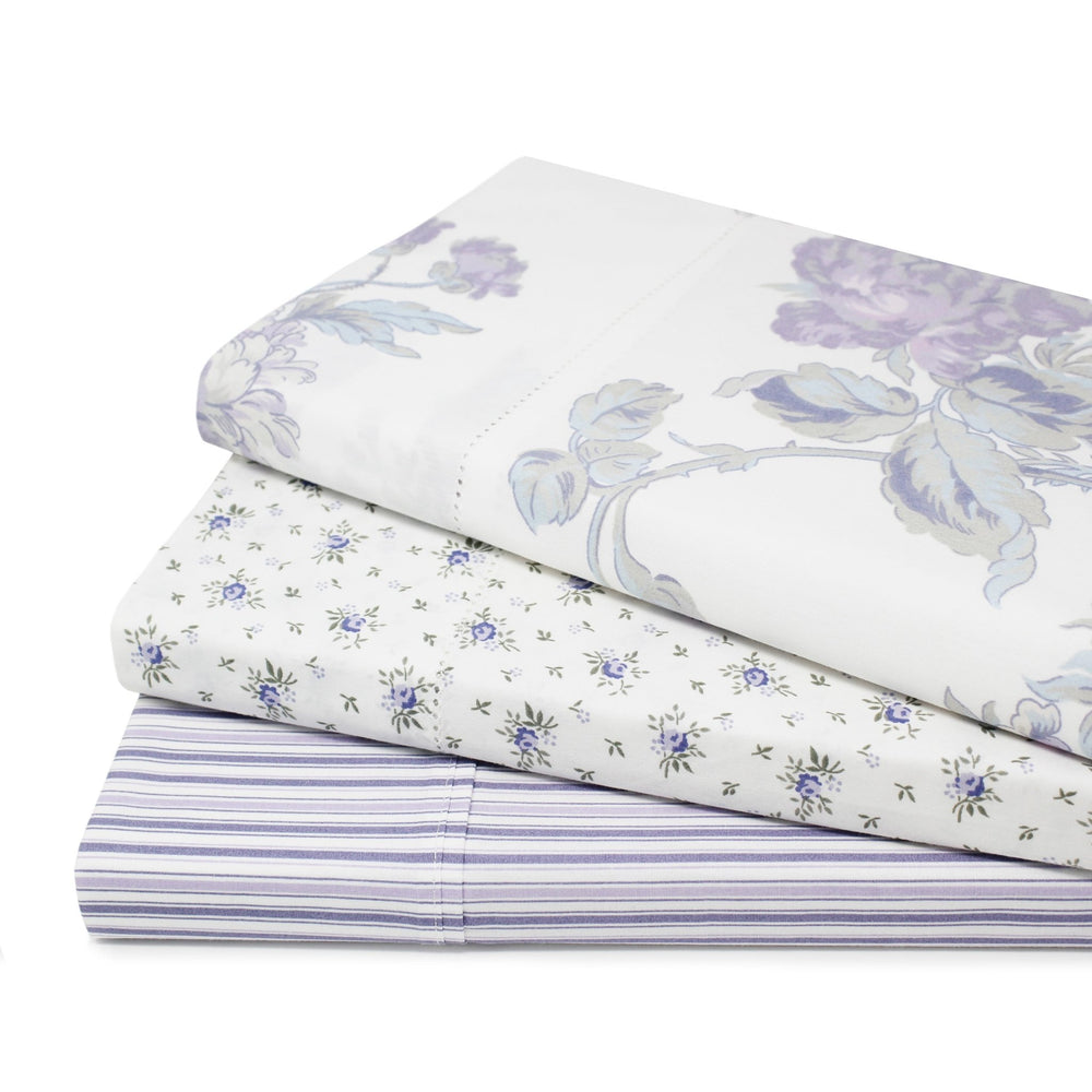 Jardin De Rose Printed Cotton Percale Duvet Set - Quahog Bay Bedding