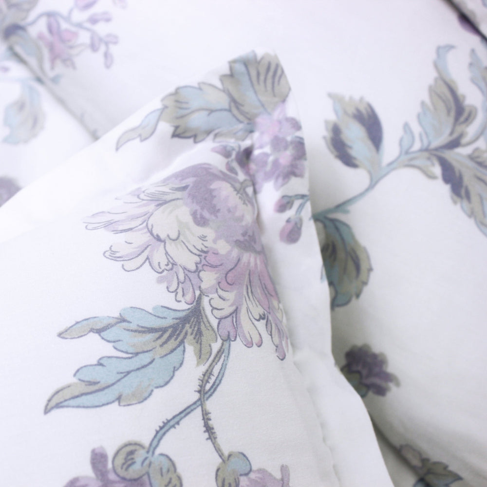 Jardin De Rose Printed Cotton Percale Duvet Set - Quahog Bay Bedding