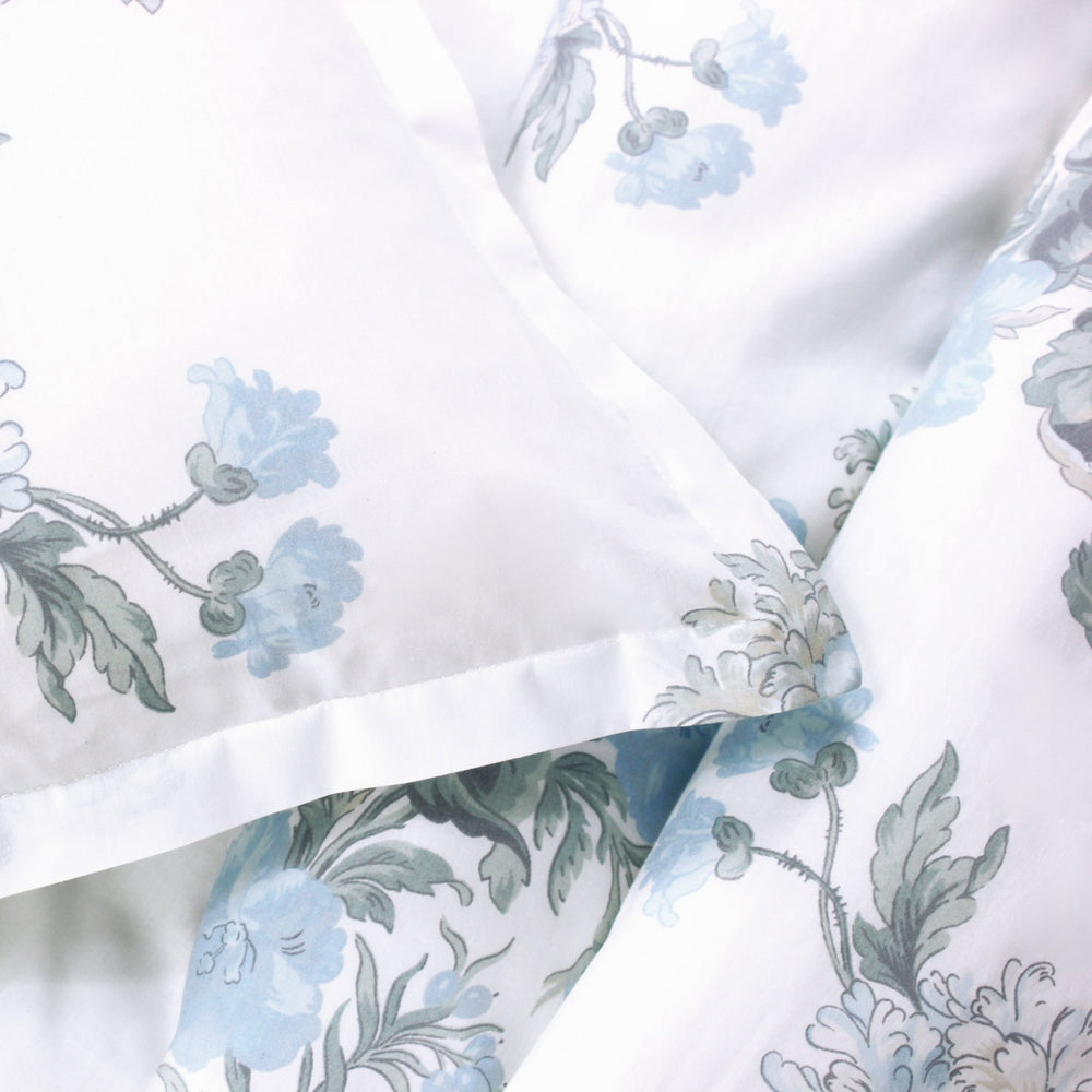 Jardin De Rose Printed Cotton Percale Duvet Set - Quahog Bay Bedding