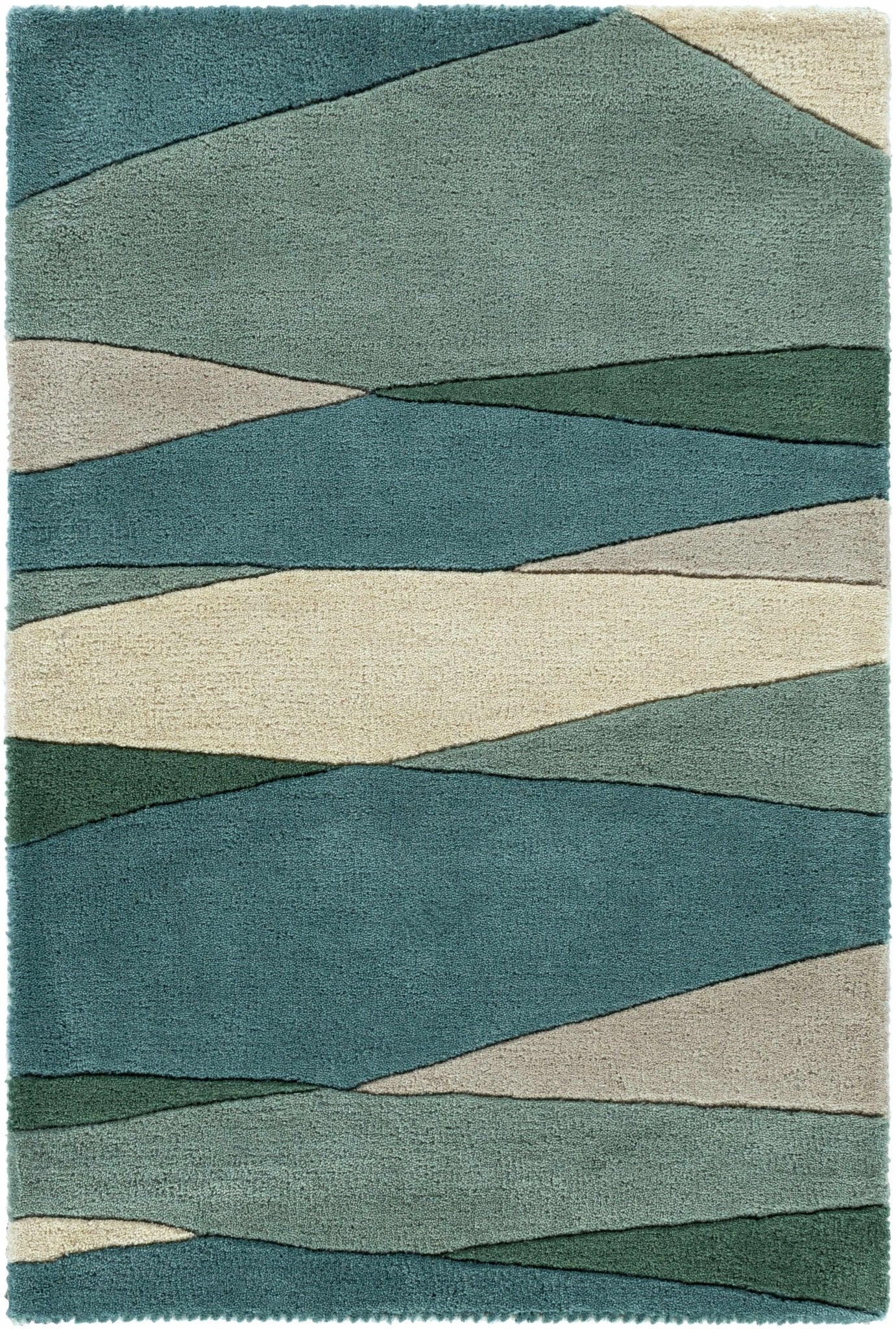 Jarratt Modern Wool Rug - Quahog Bay Bedding