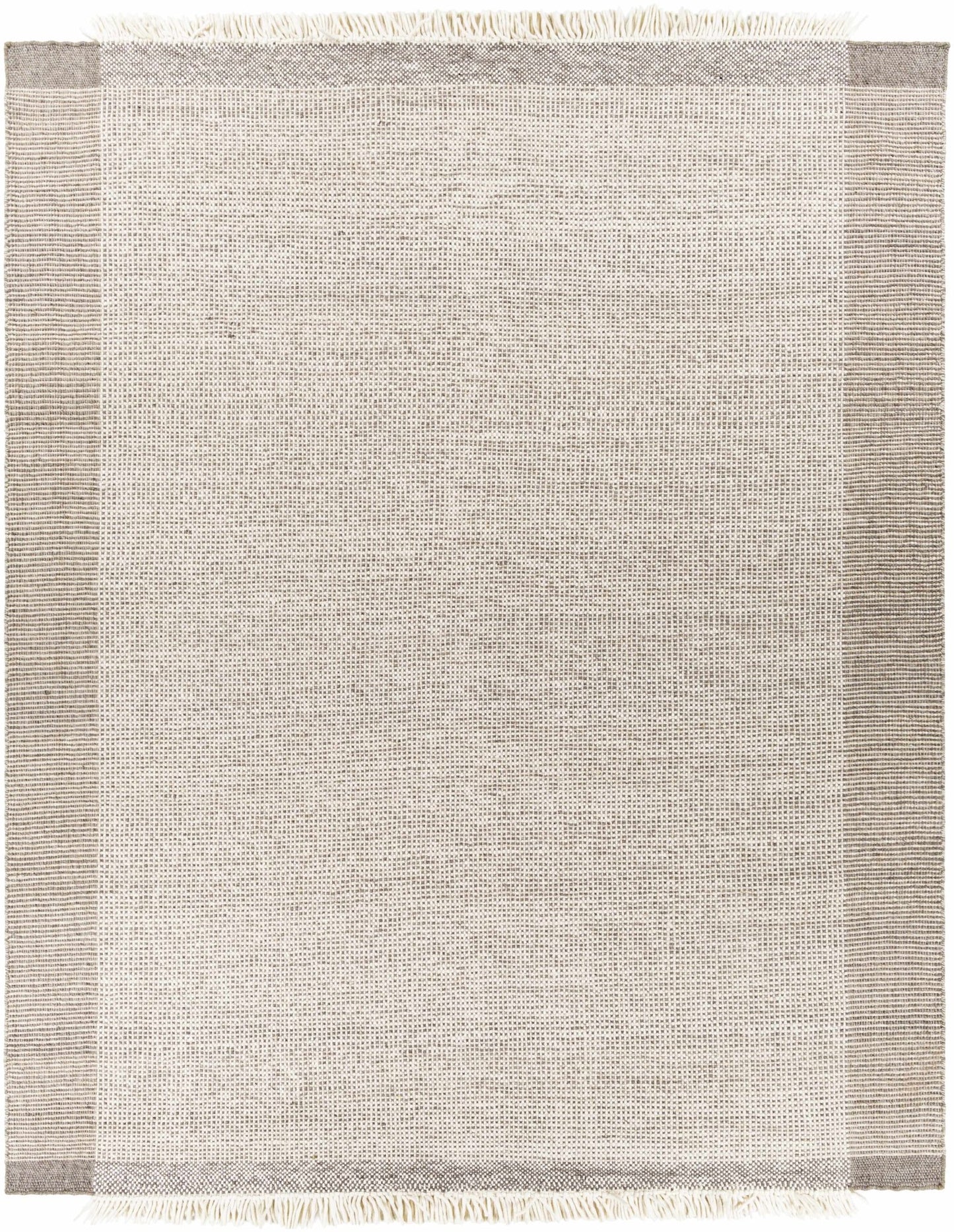 Joelle Beige Grid Wool Rug - Quahog Bay Bedding