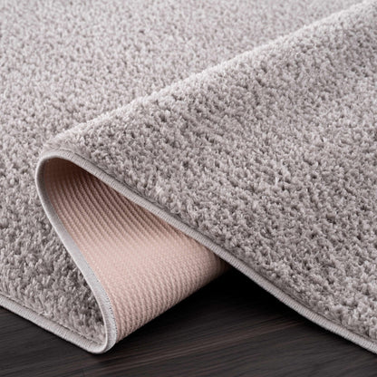Judy Solid Gray Washable Shag Rug - Quahog Bay Bedding