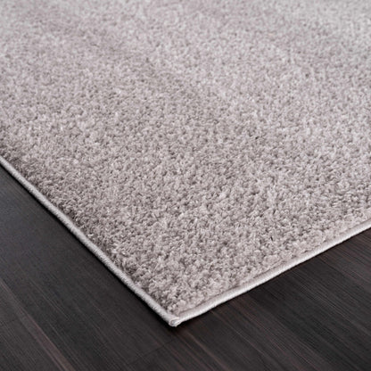 Judy Solid Gray Washable Shag Rug - Quahog Bay Bedding