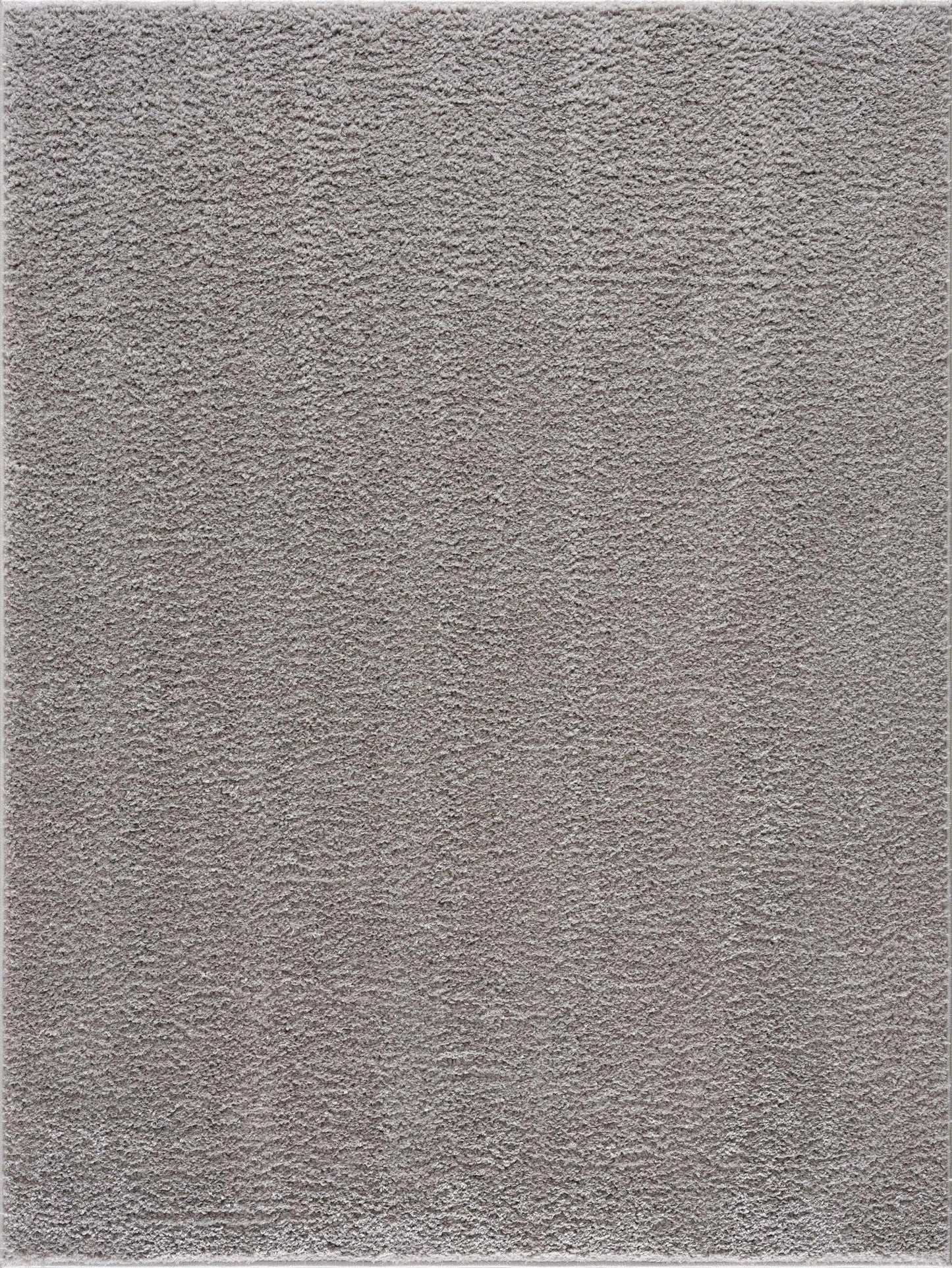 Judy Solid Gray Washable Shag Rug - Quahog Bay Bedding