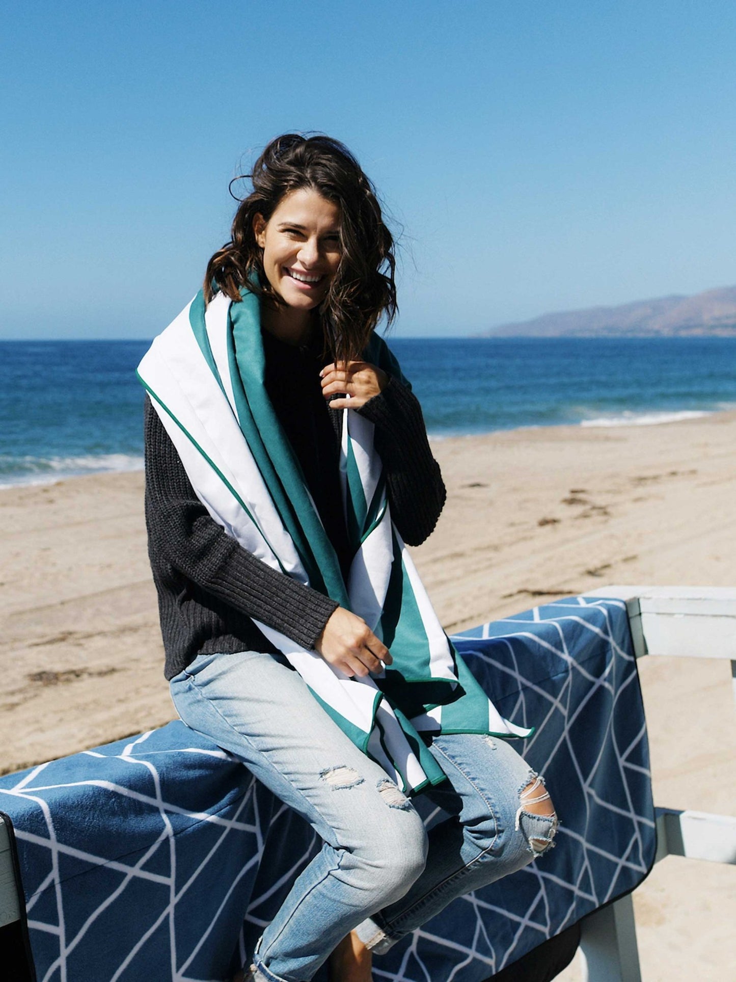 Juniper Microfiber Beach Towel - Quahog Bay Bedding