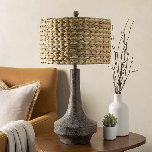 Kabankalan Seagrass Resin Table Lamp - Quahog Bay Bedding