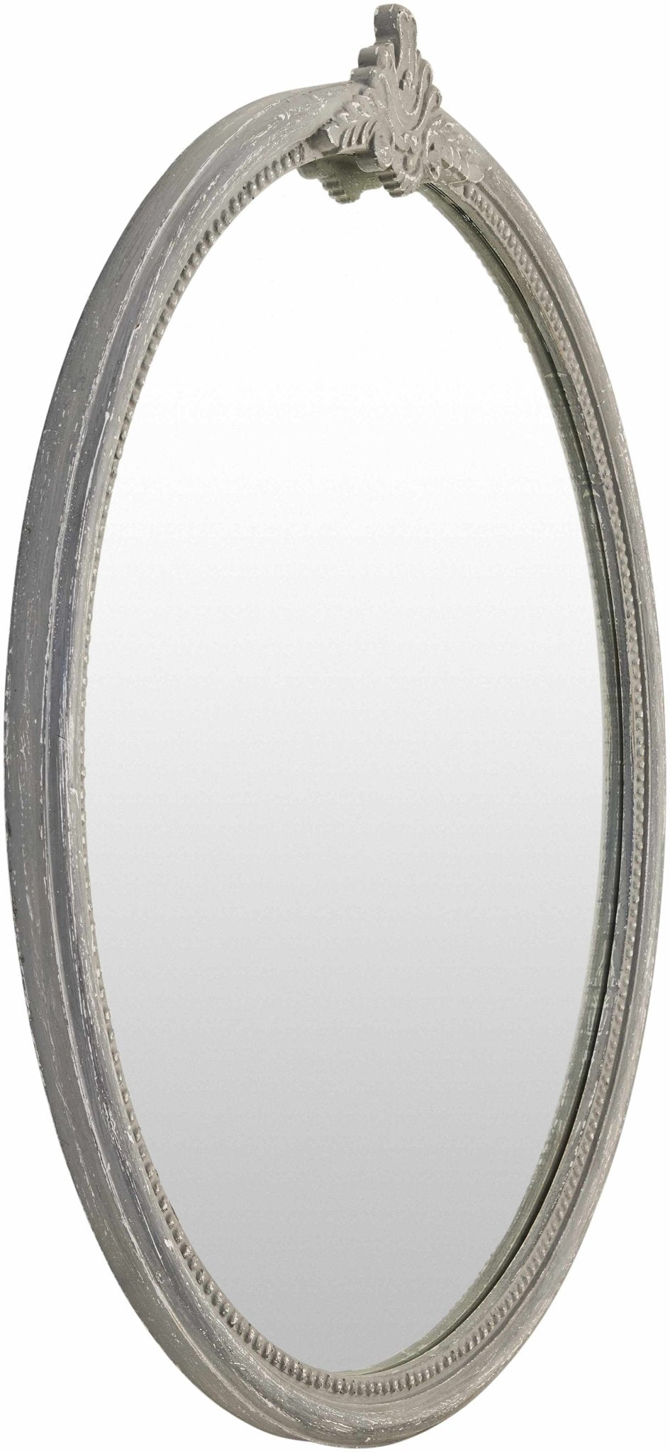 Kandersteg Gray Accent Mirror - Quahog Bay Bedding