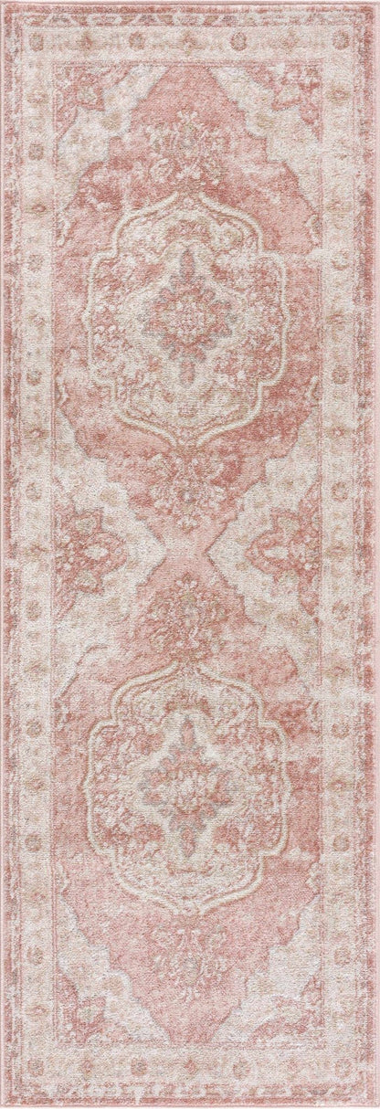 Kandos Blush & Light Pink Area Rug - Quahog Bay Bedding