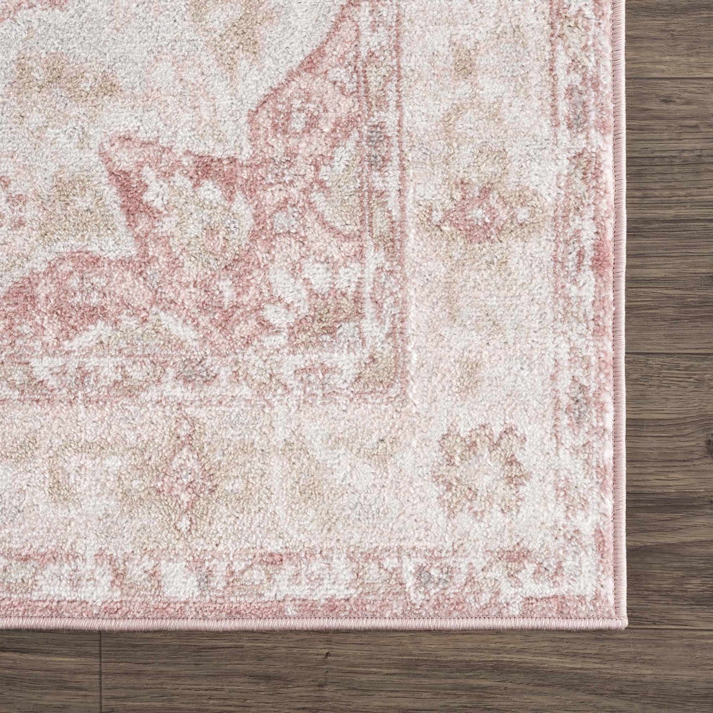 Kandos Blush & Light Pink Area Rug - Quahog Bay Bedding