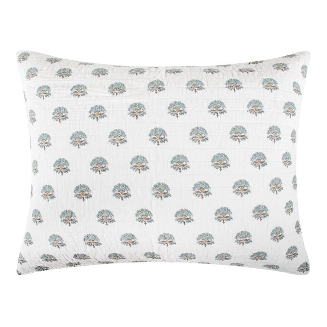 Karmina Quilt Set - Spa - Floral Quilt Sets - Quahog Bay Bedding