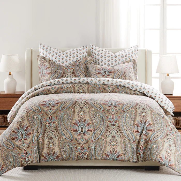 Kasey Euro Sham Set of 2 - Coastal Euro Shams - Taupe - Quahog Bay Bedding