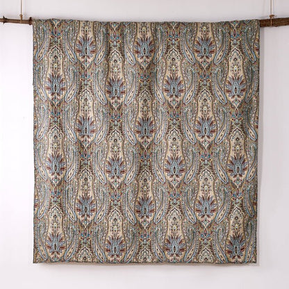 Kasey Quilt Set - Coastal Paisley Quilt - Taupe - Quahog Bay Bedding
