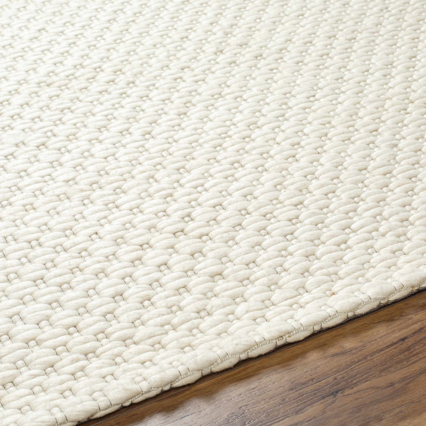 Kassa Cream Hand Woven Area Rug - Quahog Bay Bedding