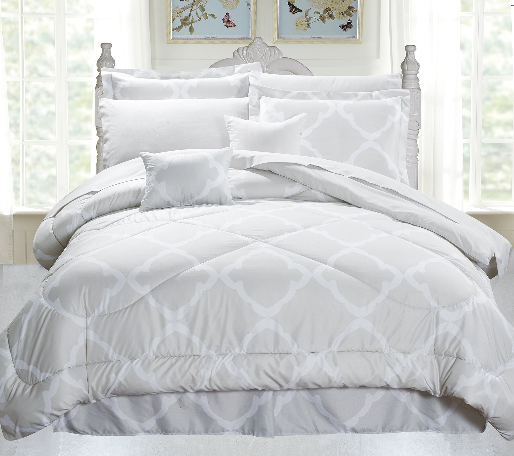 Kathy Ireland 10 Piece Bed in a Bag Set - Quahog Bay Bedding