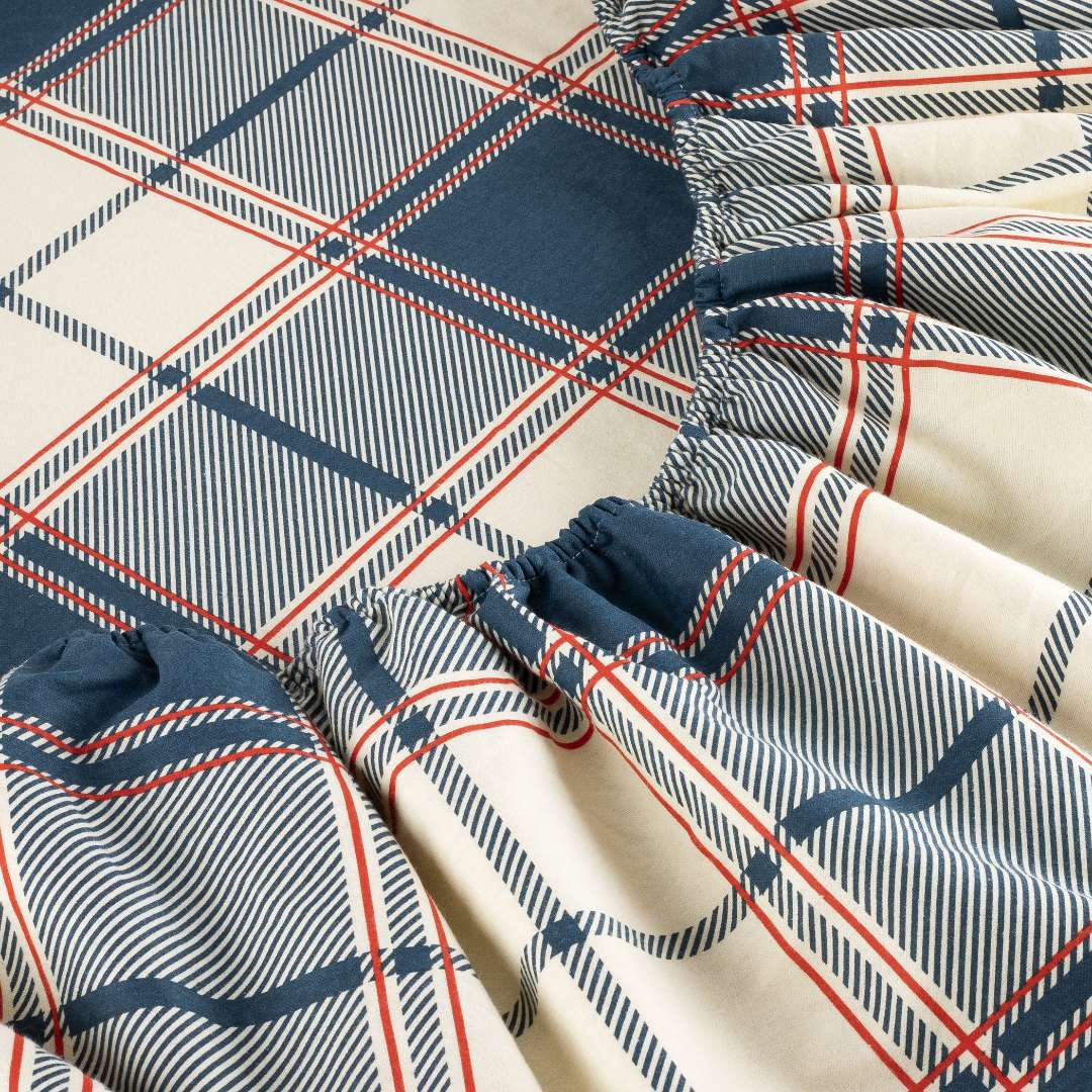 Kathy Ireland 100% Turkish Cotton Flannel Sheet Set - Quahog Bay Bedding