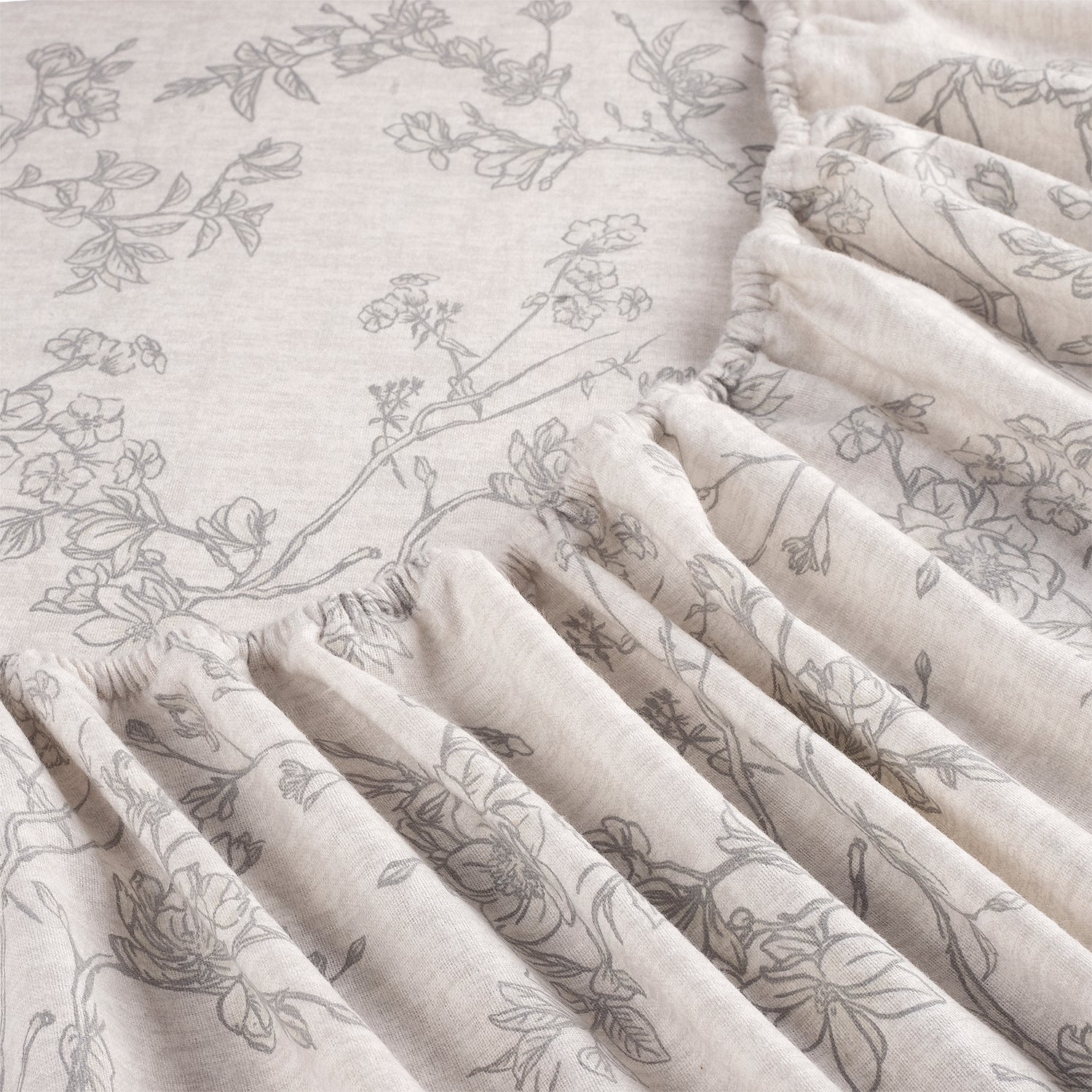 Kathy Ireland 100% Turkish Cotton Flannel Sheet Set - Quahog Bay Bedding