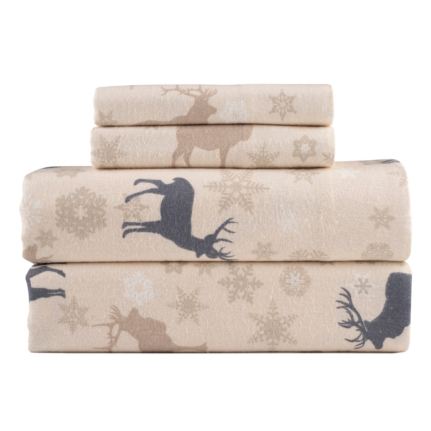 Kathy Ireland 100% Turkish Cotton Flannel Sheet Set - Quahog Bay Bedding