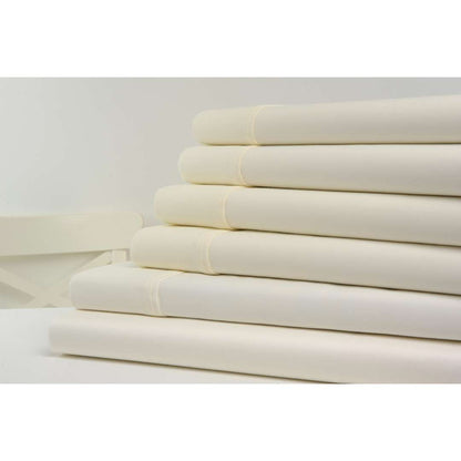 Kathy Ireland 1200 Thread Count 6 Piece Cotton Rich Sheet Set - Quahog Bay Bedding