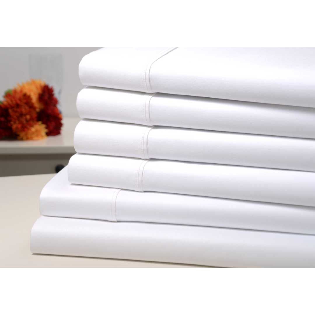 Kathy Ireland 1500 Thread Count Bamboo Cotton 6 pc Sheet Set - Quahog Bay Bedding