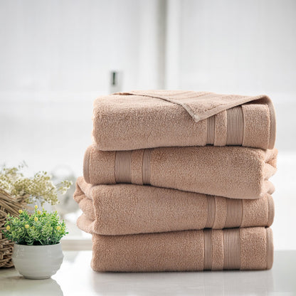 Kathy Ireland 2 Piece Zero Twist Cotton Plush Bath Sheet Set - Quahog Bay Bedding