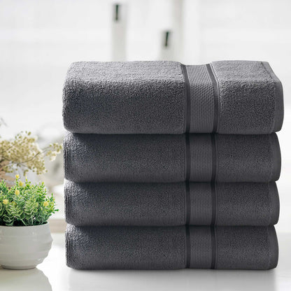 Kathy Ireland 2 Piece Zero Twist Cotton Plush Bath Sheet Set - Quahog Bay Bedding