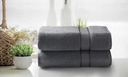Kathy Ireland 2 Piece Zero Twist Cotton Plush Bath Sheet Set - Quahog Bay Bedding