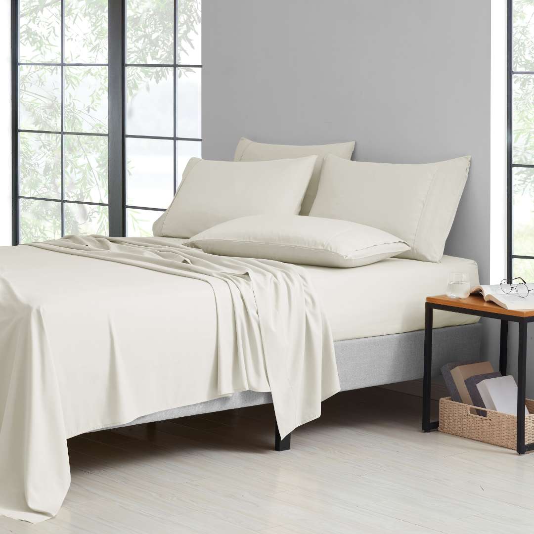 Kathy Ireland 2000 Thread Count Cotton 6 Pc Sheet Set - Quahog Bay Bedding