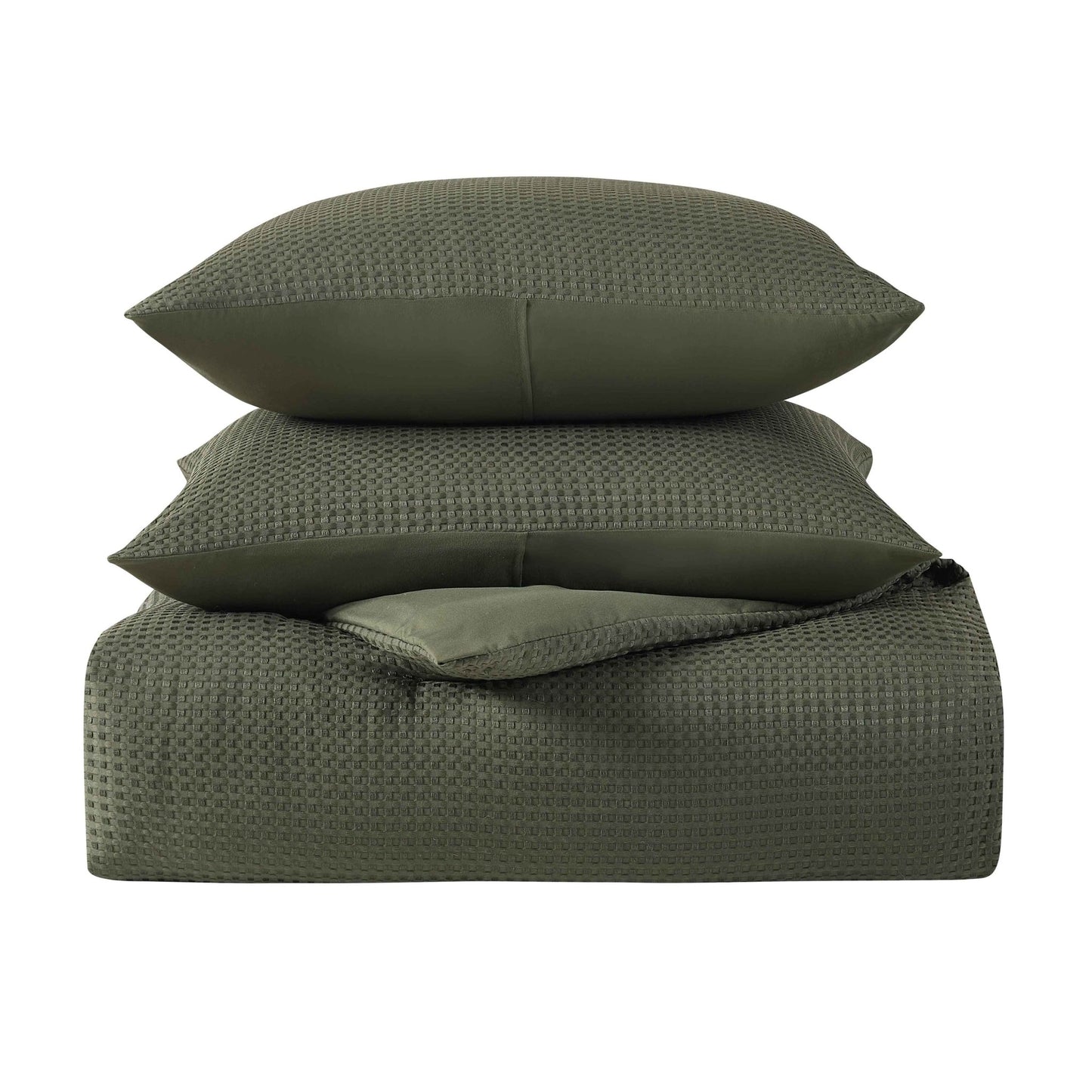 Kathy Ireland 3 - Piece Waffle Down Alternative Comforter Set - Quahog Bay Bedding