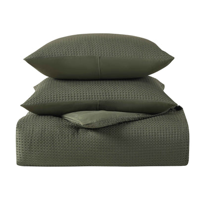 Kathy Ireland 3 - Piece Waffle Down Alternative Comforter Set - Quahog Bay Bedding