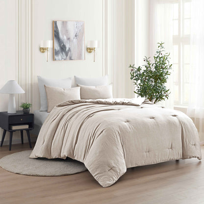 Kathy Ireland 3 - Piece Waffle Down Alternative Comforter Set - Quahog Bay Bedding