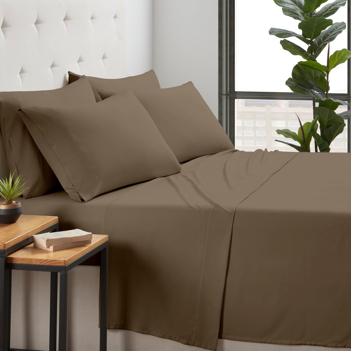 Kathy Ireland Bamboo Cooling 6 Piece Sheet set - Quahog Bay Bedding