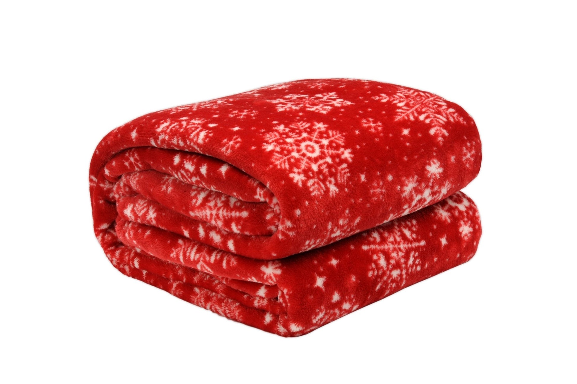 Kathy Ireland Holiday Print Plush Flannel Throw Blanket - Quahog Bay Bedding