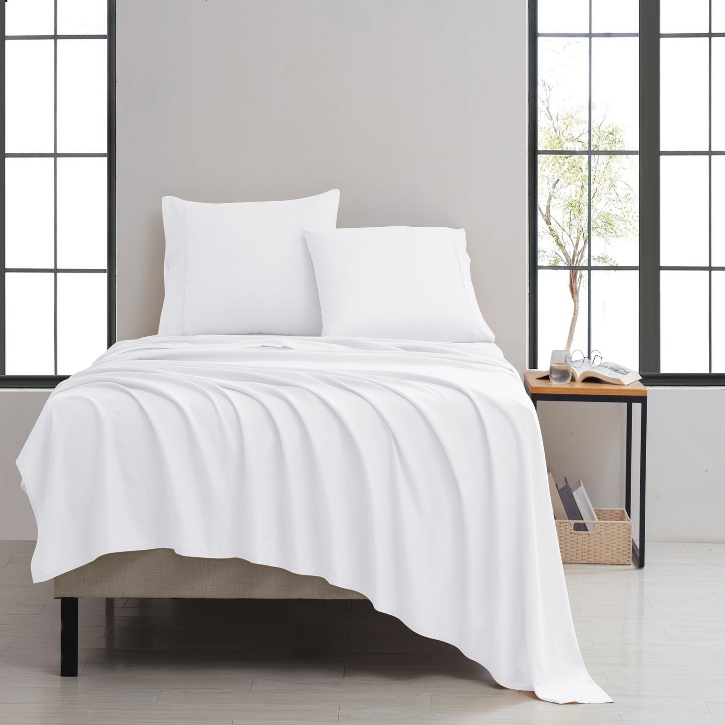 Kathy Ireland Twill Weave Luxury 4 - Piece Sheet Set - Quahog Bay Bedding
