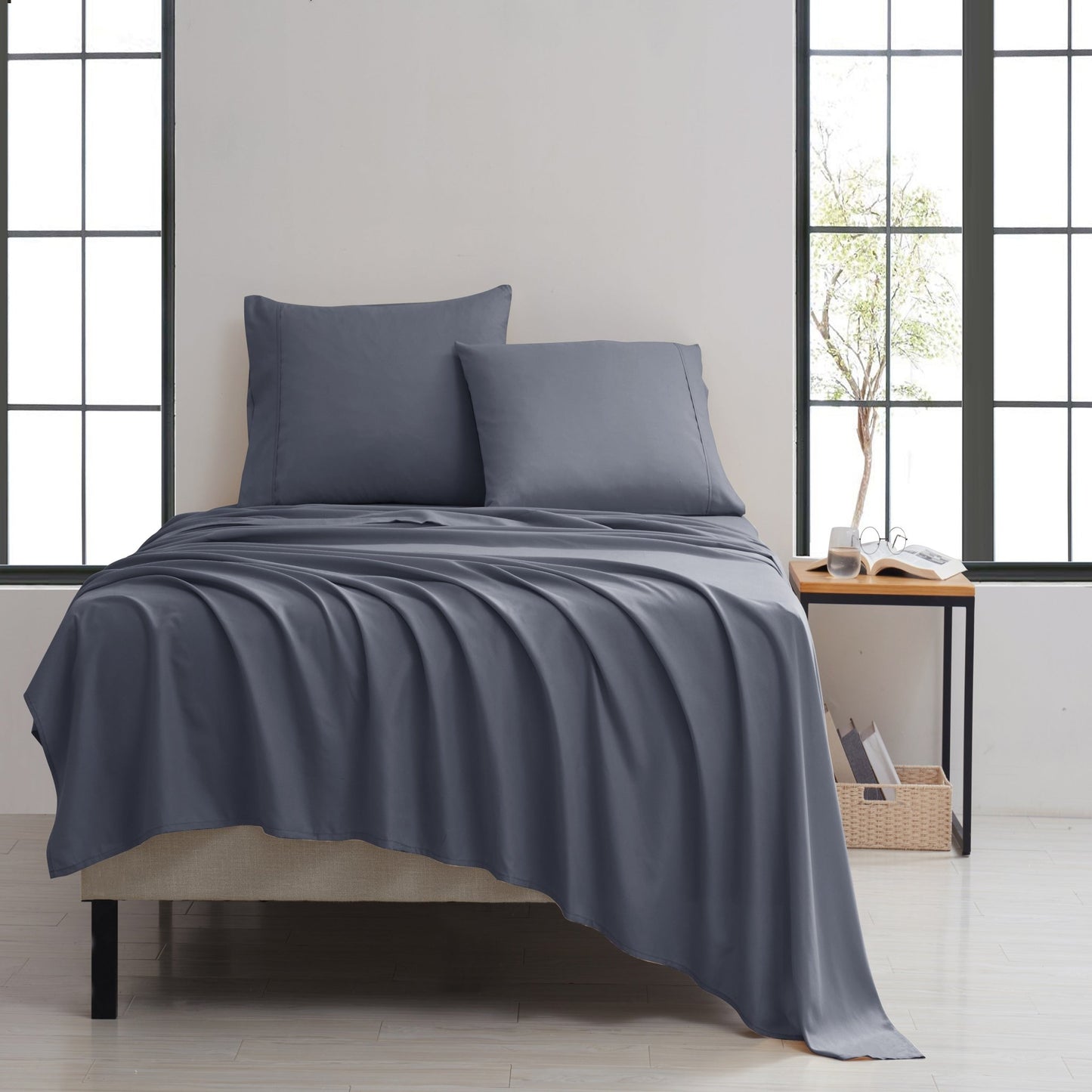 Kathy Ireland Twill Weave Luxury 4 - Piece Sheet Set - Quahog Bay Bedding